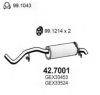 GB4 GEX33453 End Silencer